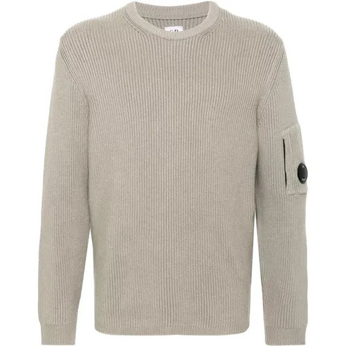 Stilvolle Sweater mit Geradem Ausschnitt , Herren, Größe: XL - C.P. Company - Modalova