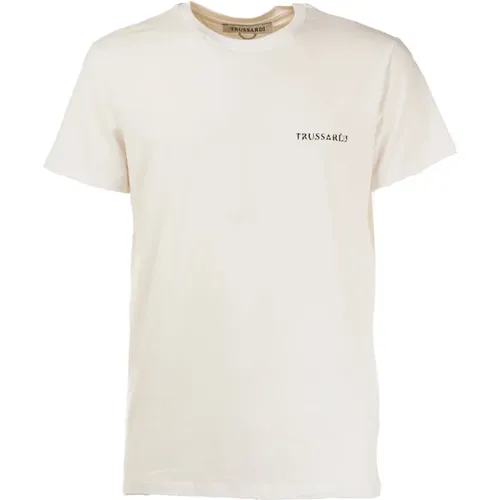 Stilvolle Herren T-Shirt Kollektion , Herren, Größe: M - Trussardi - Modalova