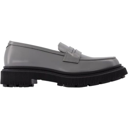 Type 159 Loafers in Grey Leather , male, Sizes: 6 UK, 10 UK, 8 UK, 9 UK, 7 UK - Adieu Paris - Modalova