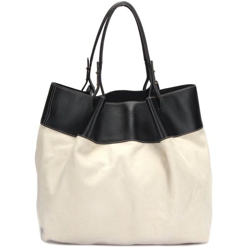 Pre-owned Quad Linen Tote Bag , female, Sizes: ONESIZE - Bottega Veneta Vintage - Modalova