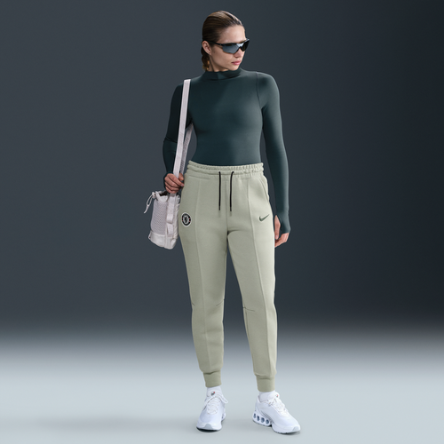 Pantalon de jogging taille mi-haute en Fleece Football Chelsea FC Tech - Nike - Modalova