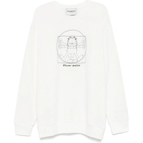 Printed Sweatshirt - Größe L - Iceberg - Modalova