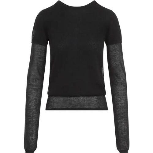 Layered Knit T-Shirt - Größe S - schwarz - TOTEME - Modalova