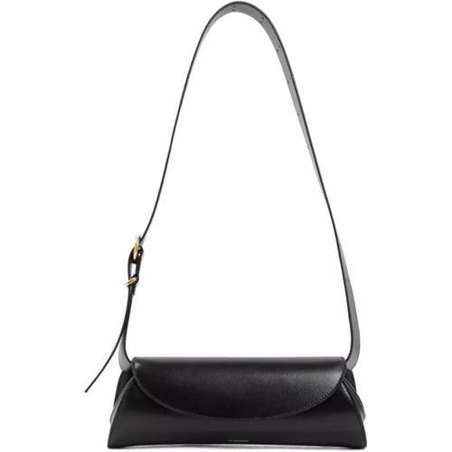 Shopper - Black Leather Cannolo Bag - Gr. unisize - in - für Damen - Jil Sander - Modalova