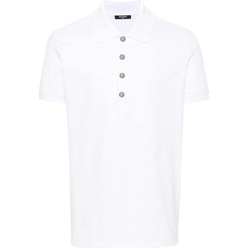 T-shirts and Polos White - Größe L - Balmain - Modalova