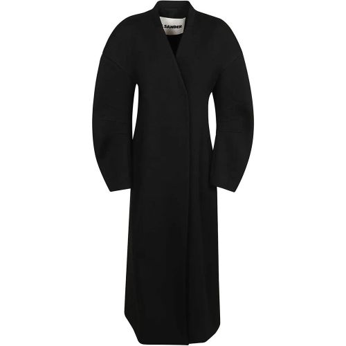 Sculptural Ankle-Length Virgin Wool Coat - Größe 32 - Jil Sander - Modalova