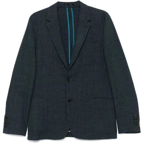 Navy Blue Stretch-Wool Jacket - Größe 38 - Paul Smith - Modalova