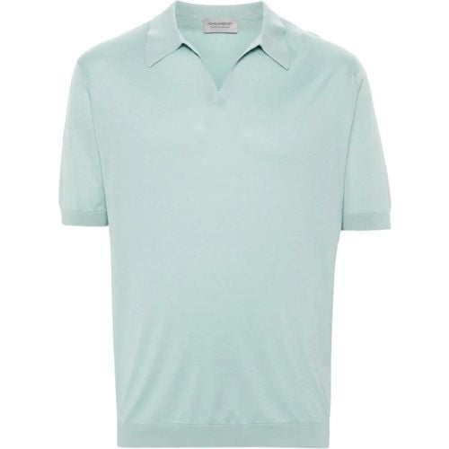 Mint Green Cotton Polo Shirt - Größe XL - grün - John Smedley - Modalova