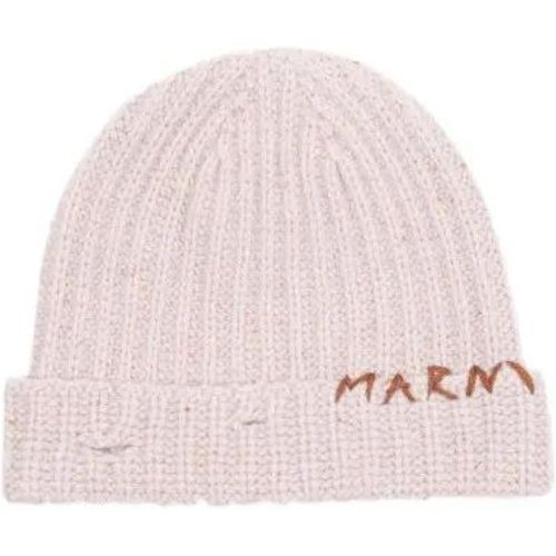 Mützen - Virgin Wool Hat - Gr. L - in Rosa - für Damen - Marni - Modalova