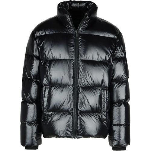 Kings' Black Nylon Down Jacket - Größe L - Moose Knuckles - Modalova