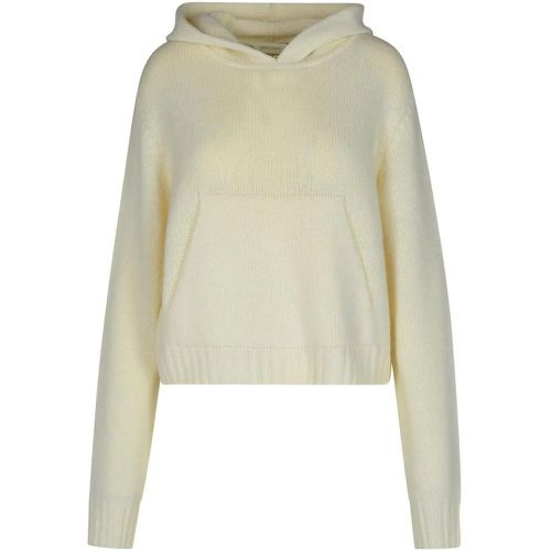 Curved' Cream Wool Blend Sweater - Größe L - Palm Angels - Modalova