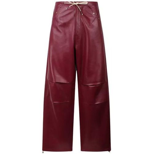 Daisy Plonge Nappa Leather Military Trousers - Größe 38 - Darkpark - Modalova