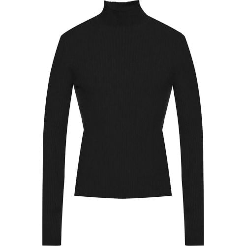 Cashmere Blend Rib Knit Turtleneck - Größe M - Balenciaga - Modalova