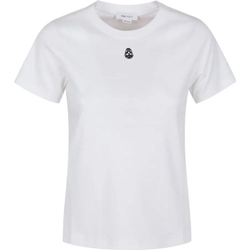 White Cotton T-Shirt - Größe 38 - alexander mcqueen - Modalova