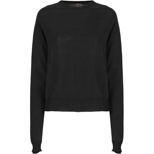 Black Virgin Wool Sweater - Größe M - schwarz - Rick Owens - Modalova