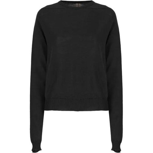 Black Virgin Wool Sweater - Größe S - schwarz - Rick Owens - Modalova