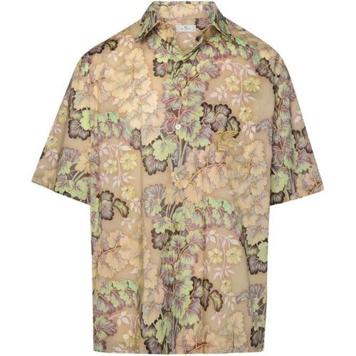 Multicolored Cotton Shirt - Größe L - multi - ETRO - Modalova