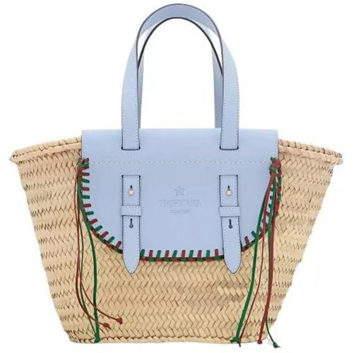 Totes & Shopper - Tropicana Straw And Leather Tote Bag - Gr. unisize - in - für Damen - Cuba Lab - Modalova