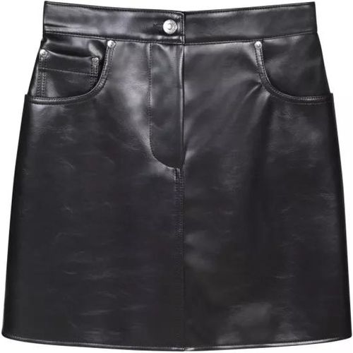 High Waist Mini Skirt - Größe 38 - black - MSGM - Modalova