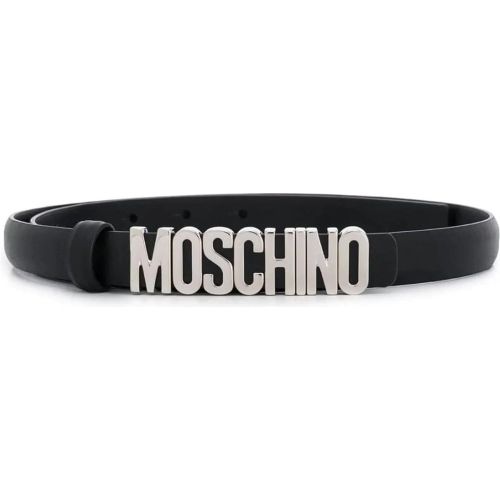 Gürtel - Logo Plaque Belt - Gr. 44 - in - für Damen - Moschino - Modalova