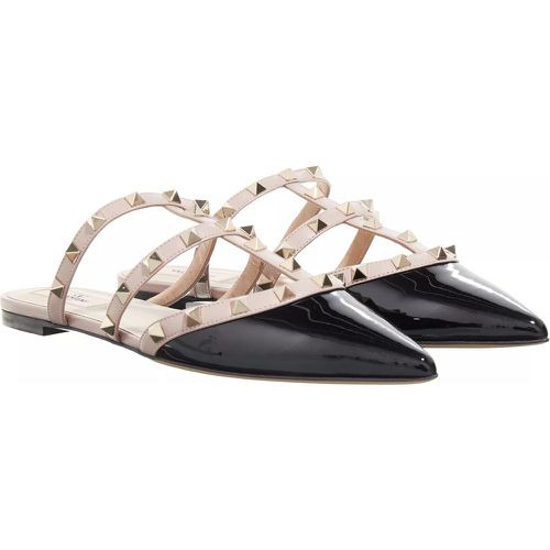 Slipper & Pantoletten - Rockstud Flat Mules - Gr. 38 (EU) - in Gold - für Damen - Valentino Garavani - Modalova