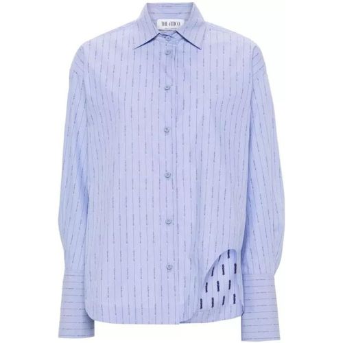 Light Blue Cotton Poplin Shirt - Größe 38 - blue - The Attico - Modalova