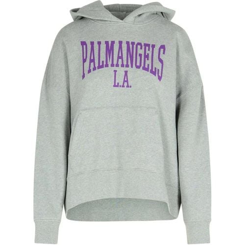 College' Grey Cotton Sweatshirt - Größe XS - Palm Angels - Modalova