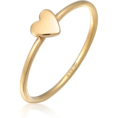 Ringe - Ring Herz Liebe Verlobung 585 Gelbgold - Gr. 52 MM - in - für Damen - Elli - Modalova