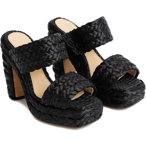 Sandalen & Sandaletten - Black Raffia Sandals - Gr. 37 (EU) - in - für Damen - Bottega Veneta - Modalova