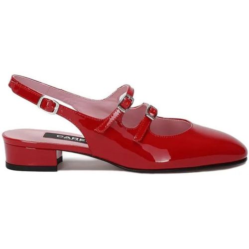 Hohe Schuhe - Shiny Leather Slingback With Straps - Gr. 36 (EU) - in - für Damen - Carel Paris - Modalova