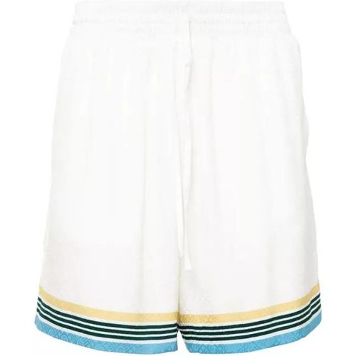 White Casa Way Shorts - Größe L - white - Casablanca - Modalova