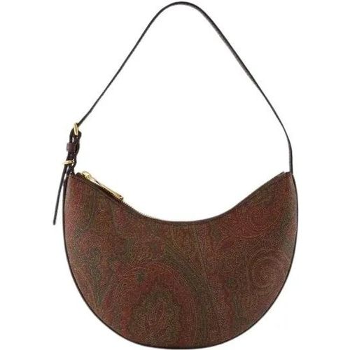 Shopper - Arnique Shoulder Bag - Leather - Brown - Gr. unisize - in - für Damen - ETRO - Modalova