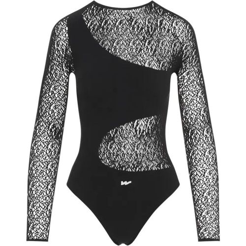 W Net Black Polyamide Body - Größe XS - schwarz - Wolford - Modalova