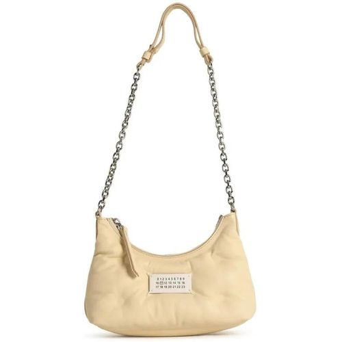 Shopper - Small 'Hobo' Ivory Leather Bag - Gr. unisize - in - für Damen - Maison Margiela - Modalova