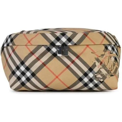 Crossbody Bags - Check' Beige Polyester Fanny Pack - Gr. unisize - in - für Damen - Burberry - Modalova