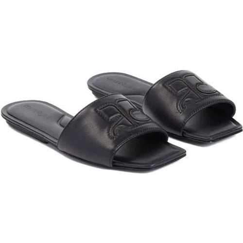 Sandalen & Sandaletten - Courreges Black Leather Ac Slides Sandal - Gr. 37 (EU) - in - für Damen - Courrèges - Modalova