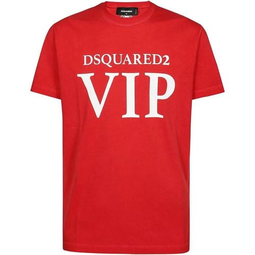 Cool Fit T-shirt Red - Größe M - Dsquared2 - Modalova