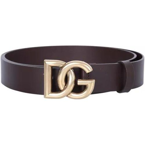 Gürtel - Brown Leather Belt - Gr. 90 - in - für Damen - Dolce&Gabbana - Modalova