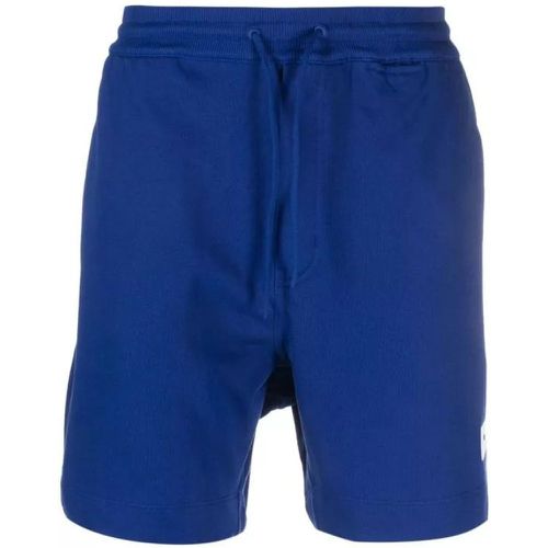 Drawstring Organic Cotton Track Shorts - Größe M - blue - Y-3 - Modalova