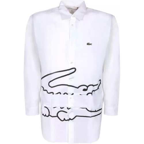 Comme Des Garã§Ons Shirt X Lacoste - Größe L - white - Comme des Garcons - Modalova