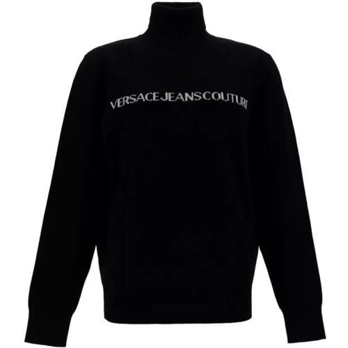 Turtleneck With Contrasting Logo Lettering I - Größe L - Versace Jeans Couture - Modalova