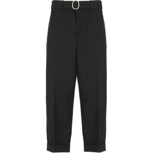 Black Wool Trousers - Größe 48 - Jil Sander - Modalova