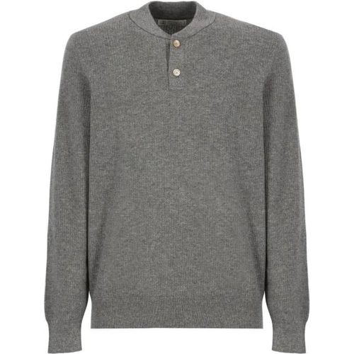 Grey Cucinelli Cashmere Sweater - Größe 50 - BRUNELLO CUCINELLI - Modalova