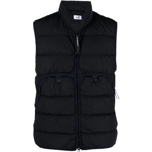 Eco Chrome R Logo Down Vest - Größe 46 - CP Company - Modalova