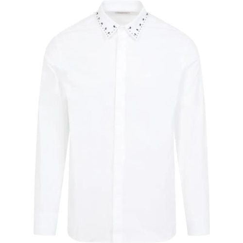 White Cotton Shirt - Größe 40 - Valentino - Modalova