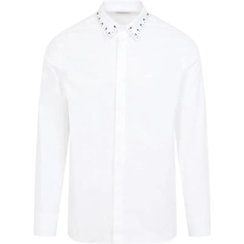 White Cotton Shirt - Größe 41 - Valentino - Modalova