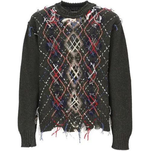 Sweater With Cut-Out Details - Größe M - green - Maison Margiela - Modalova