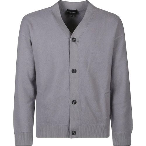 Cardigan Grey - Größe L - Emporio Armani - Modalova