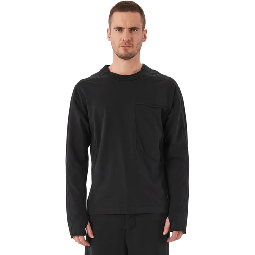 Longsleeve mit aufgesetzter Tasche - Größe S - schwarz - Transit - Modalova