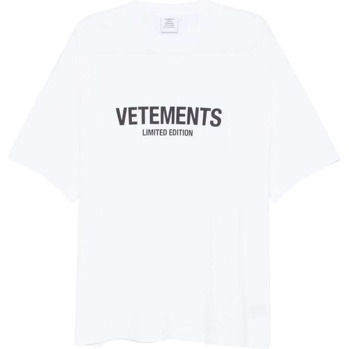 T-shirts and Polos White - Größe M - Vetements - Modalova